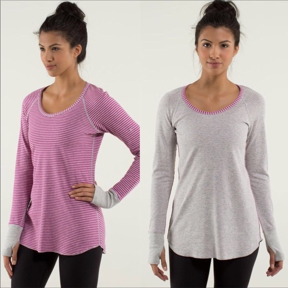 lululemon athletica Tops - Lululemon Open Your Heart Long Sleeve Sz 4
